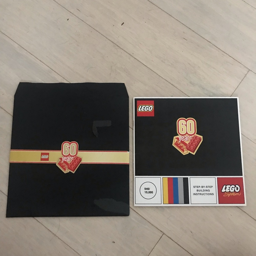 Lego 60 year anniversary booklet